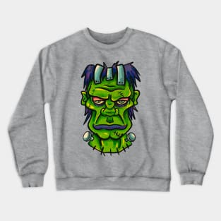 Frankenstein monster comic Crewneck Sweatshirt